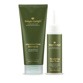 "Glorious Hair Intensive Care Duo Inhaltsstoffe - Kaltgepresste Bioöle ohne Silikon und Sulfate"
