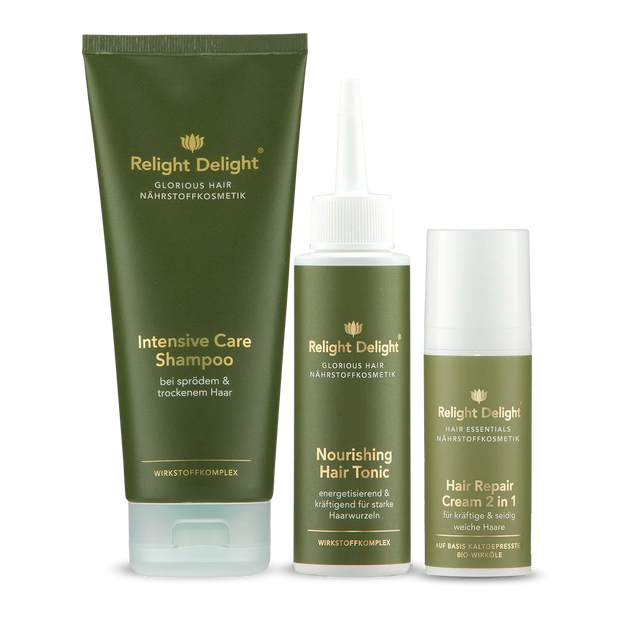 Glorious Hair - Haarpflege-Set - Regeneration und Balance für Kopfhaut und Haar - Relight Delight