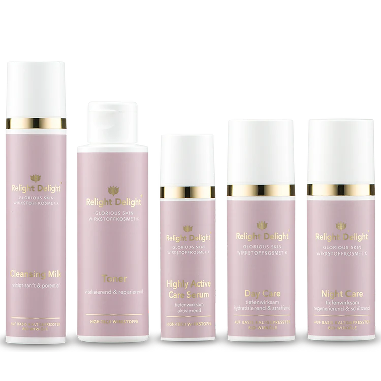 Glorious Skin Face Care Set - Night Care VEGAN - Relight Delight
