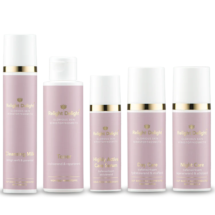 Glorious Skin Face Care Set - frei von Parfüm - Relight Delight