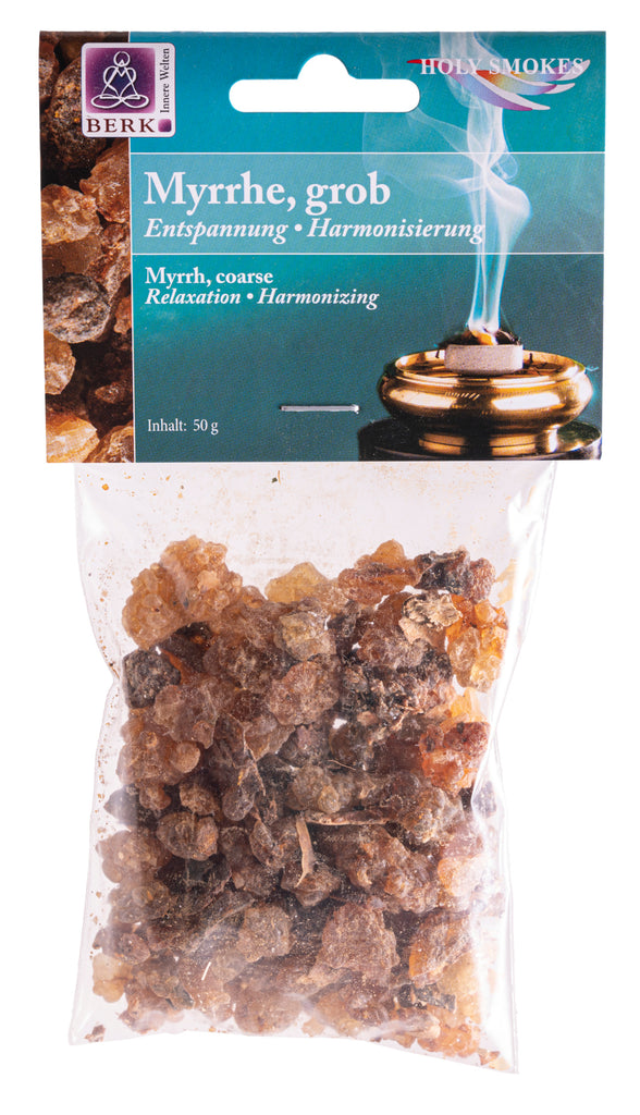 Myrrhe, grob - Räucherwerk in Tüten, 50g, Berk