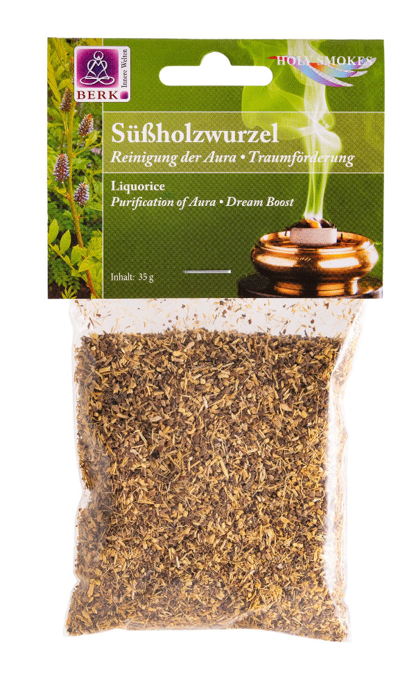 Süßholzwurzel 35g, Reinigung der Aura, Traumförderung, Berk Räucherwerk