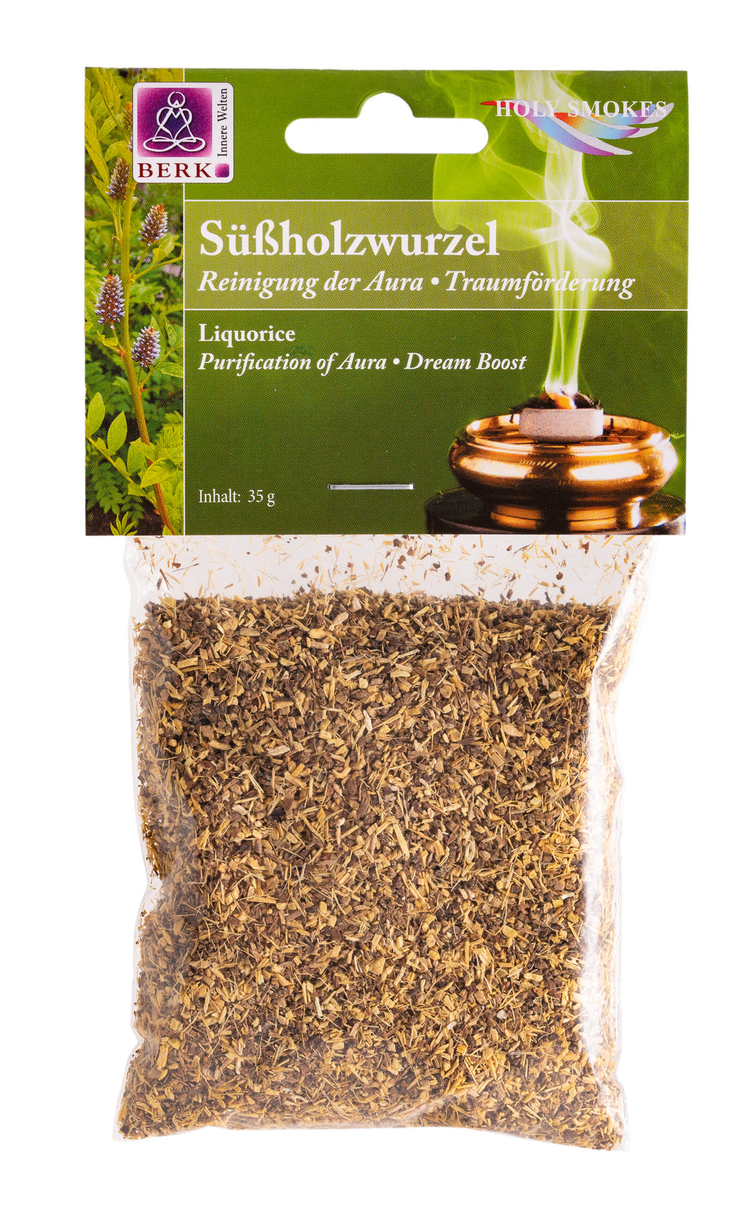 Süßholzwurzel 35g, Reinigung der Aura, Traumförderung, Berk Räucherwerk
