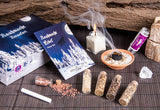 Rauhnacht Ritualset von Berk mit Kerze, Räucherwerk und Ritualfibel – spirituelles Set"