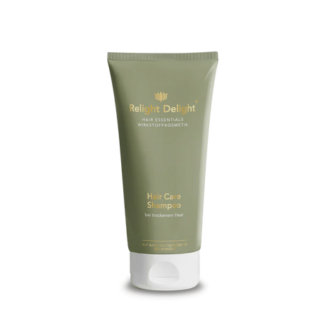 Flasche Shampoo "Hair Essentials Hair Care Shampoo 200ml - Natürliches Pflege-Shampoo für trockenes und beanspruchtes Haar ohne Sulfate"