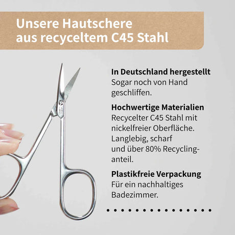 Hautschere recyceltem C45 Stahl