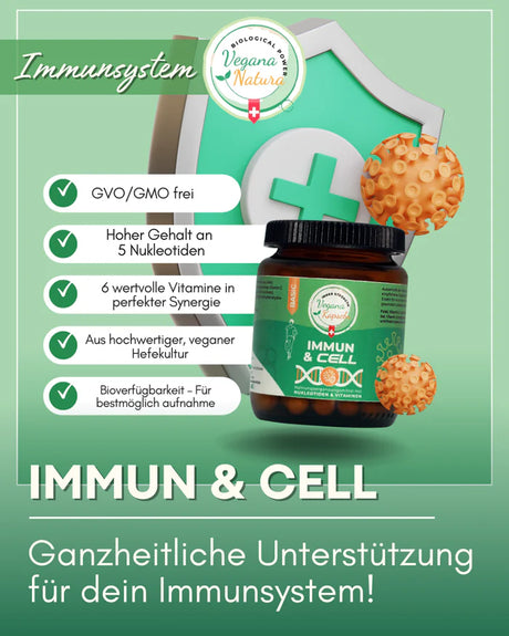 IMMUN & CELL + Nukleotide - Vegana Natura