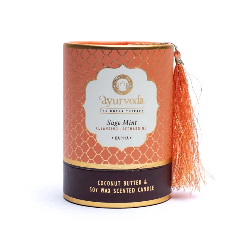 Kapha Salbei Minze Ayurveda Duftkerze