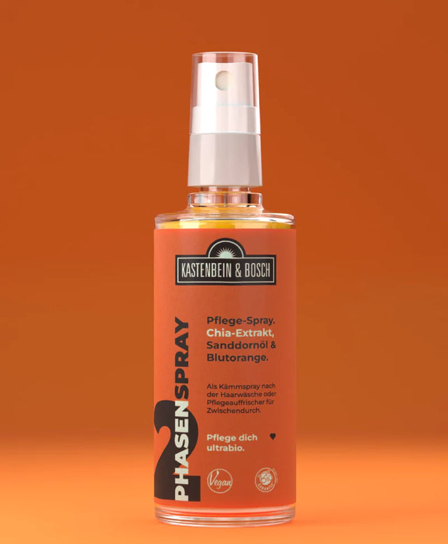 Kastenbein & Bosch - Bio Pflege-Spray 2 Phasen - Chia-Extrakt, Sanddornöl & Blutorange.