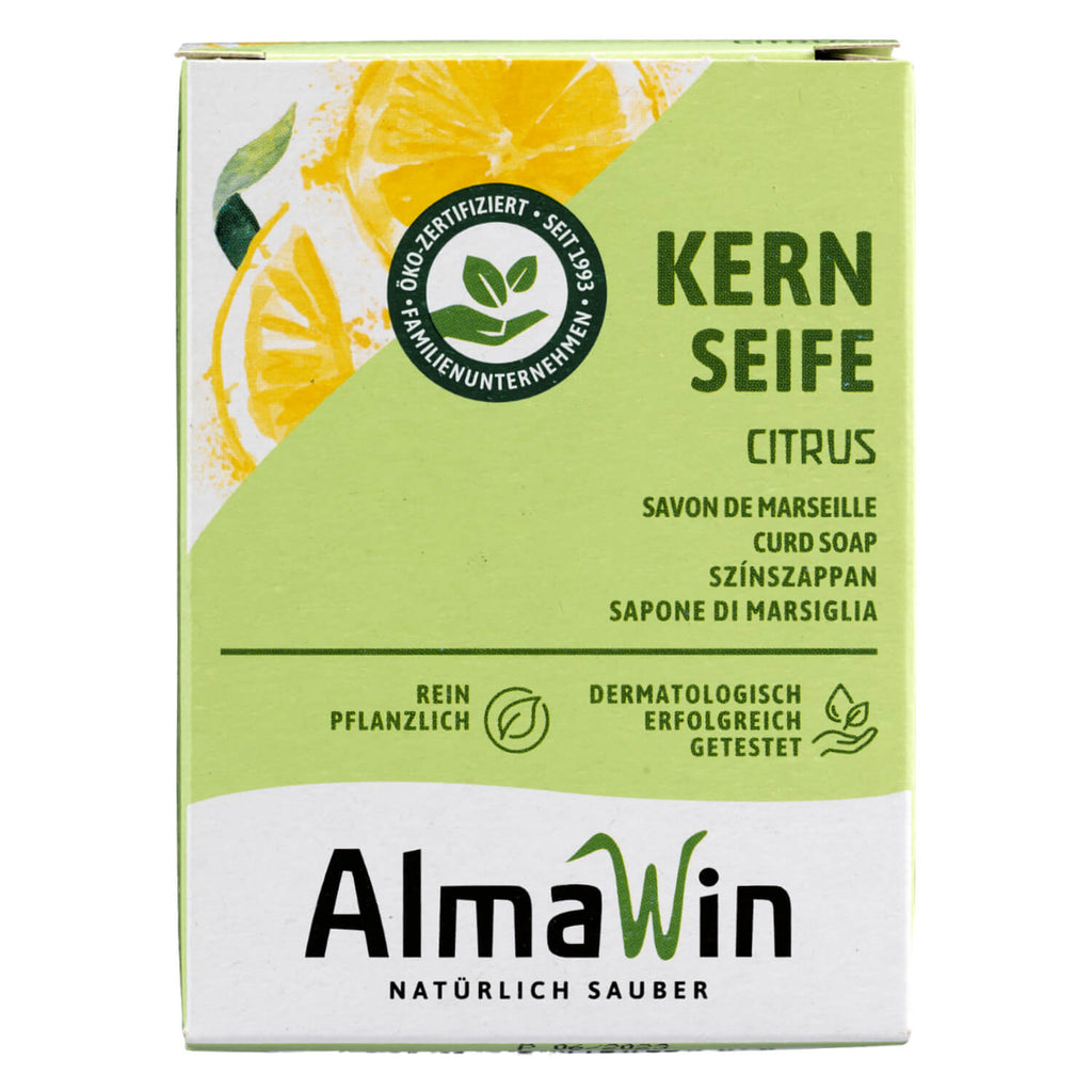 Kernseife Citrus, 100g AlmaWin