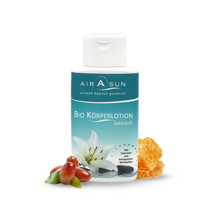  "AIRASUN Basische Bio Körperlotion 200ml - intensive basische Hautpflege"