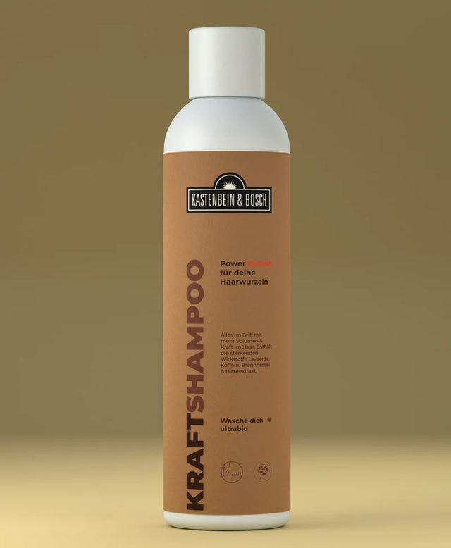 Kraftshampoo Power Koffein für deine Haarwurzeln. Kastenbein & Bosch 200ml