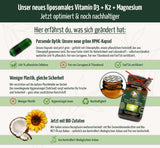 „Vitamin D3 K2 Magnesium mit Bio‑Lecithin und MCT‑Öl – Braunglas“