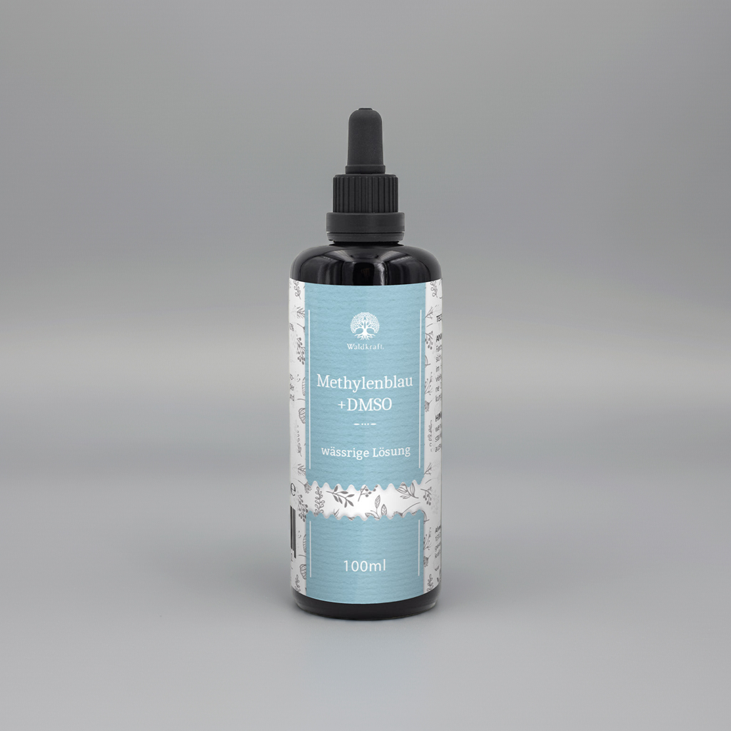 "DMSO und Methylenblau Kombination - Produktvisualisierung" im Mironglas