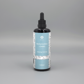 "DMSO und Methylenblau Kombination - Produktvisualisierung" im Mironglas