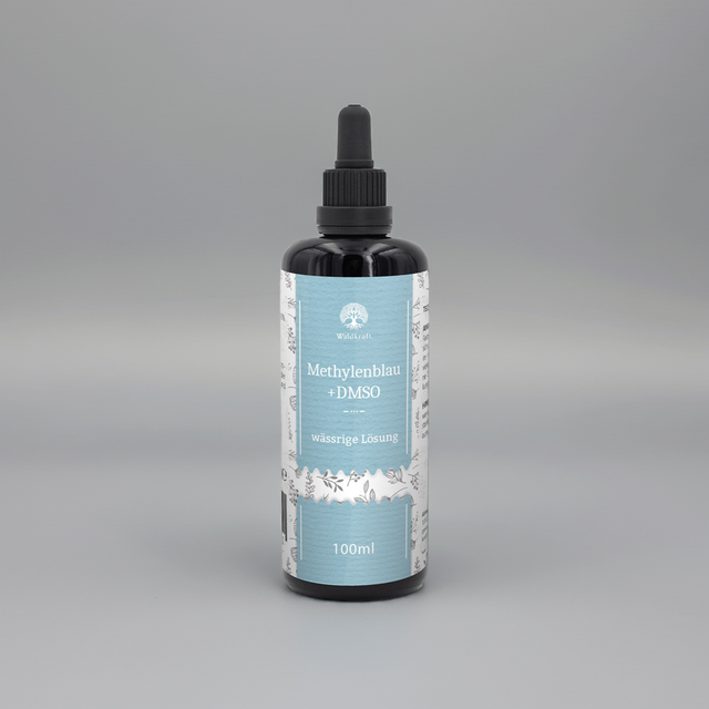 "DMSO und Methylenblau Kombination - Produktvisualisierung" im Mironglas