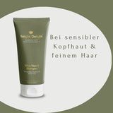 Tube mit Glorious Hair - Ultra Repair Shampoo - unbeduftet mit Schriftzug BEI SENSIBLER KOPFHAUT & FEINEM HAAR 200ml, Relight Delight