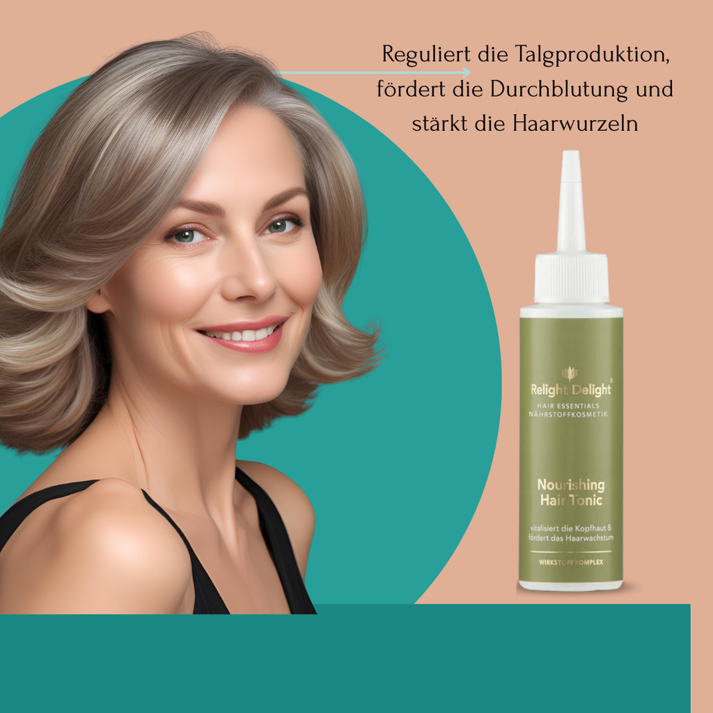 Feines Haar natürlich pflegen – Haar Nährlösunf von Relight Delight