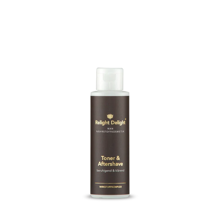Tube Männer Toner und Aftershave  Gesichtswasser / Rasierwasser von Relight Delight 
