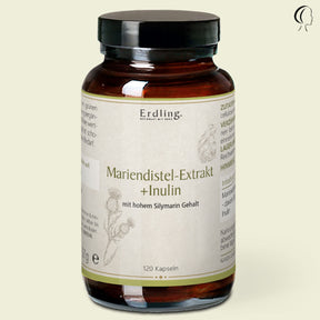 Braunglasflasche Mariendistel‑Extrakt + Inulin von Waldkraft

