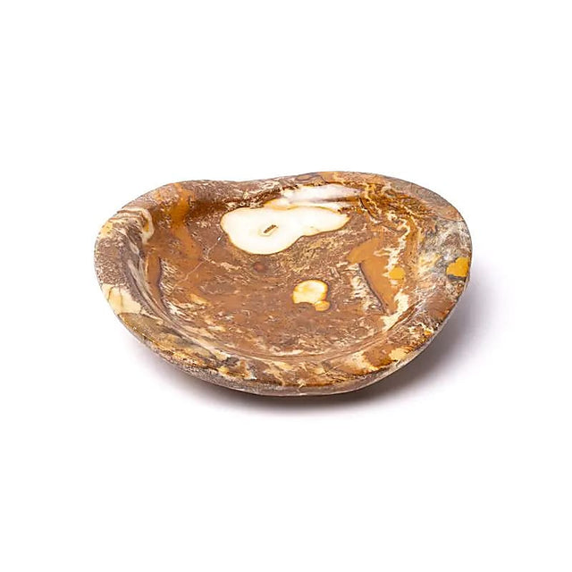 Marokkanische Schale aus Onyx-Naturstein ca. 12 x 3 cm
