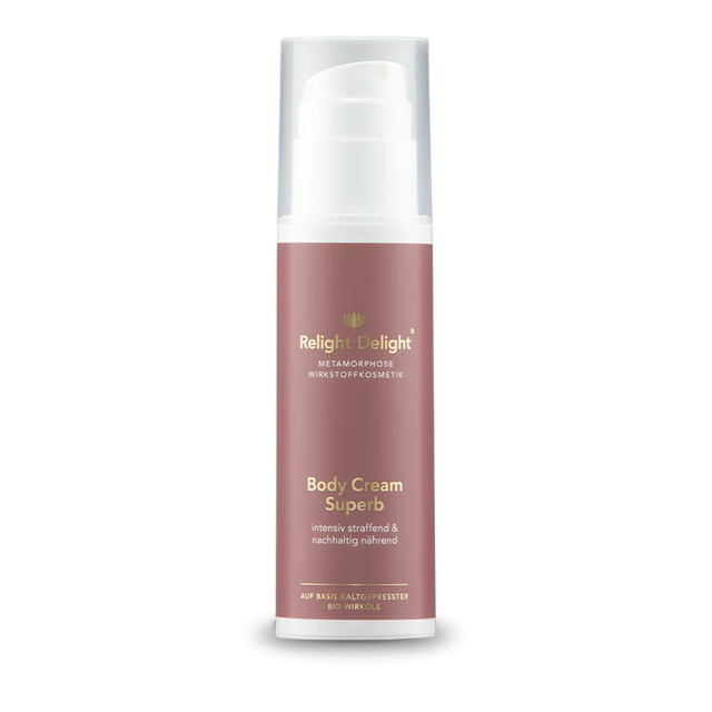 "Metamorphose Body Cream Superb 150ml - Luxuriöse Premium-Körperpflege mit reichhaltiger Textur für alle Hauttypen, hergestellt in Deutschland"
