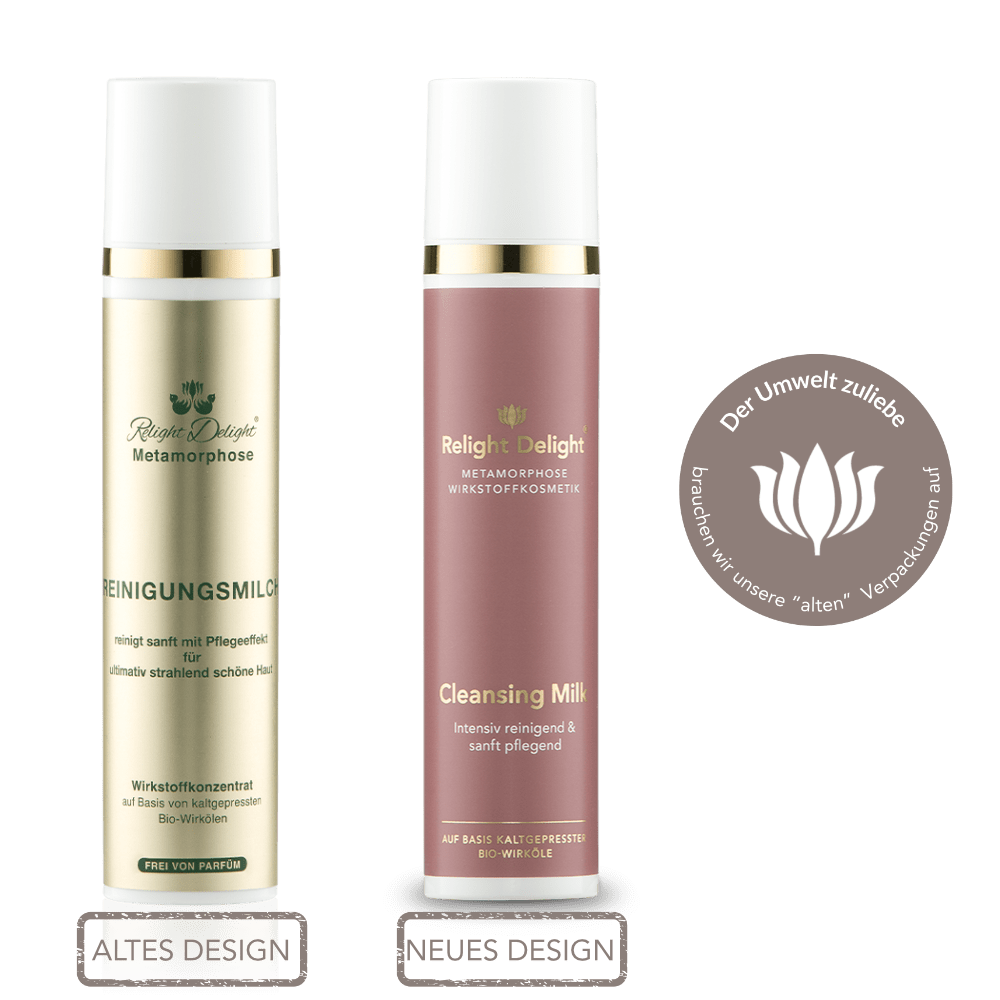 Metamorphose Cleansing Milk - frei von Parfüm 100ml - Relight Delight