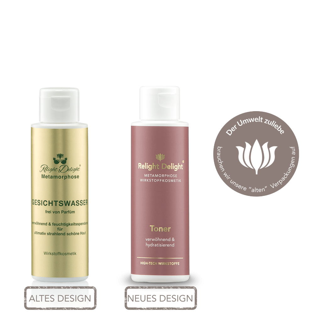 Metamorphose Toner- frei von Parfüm 100ml - Relight Delight