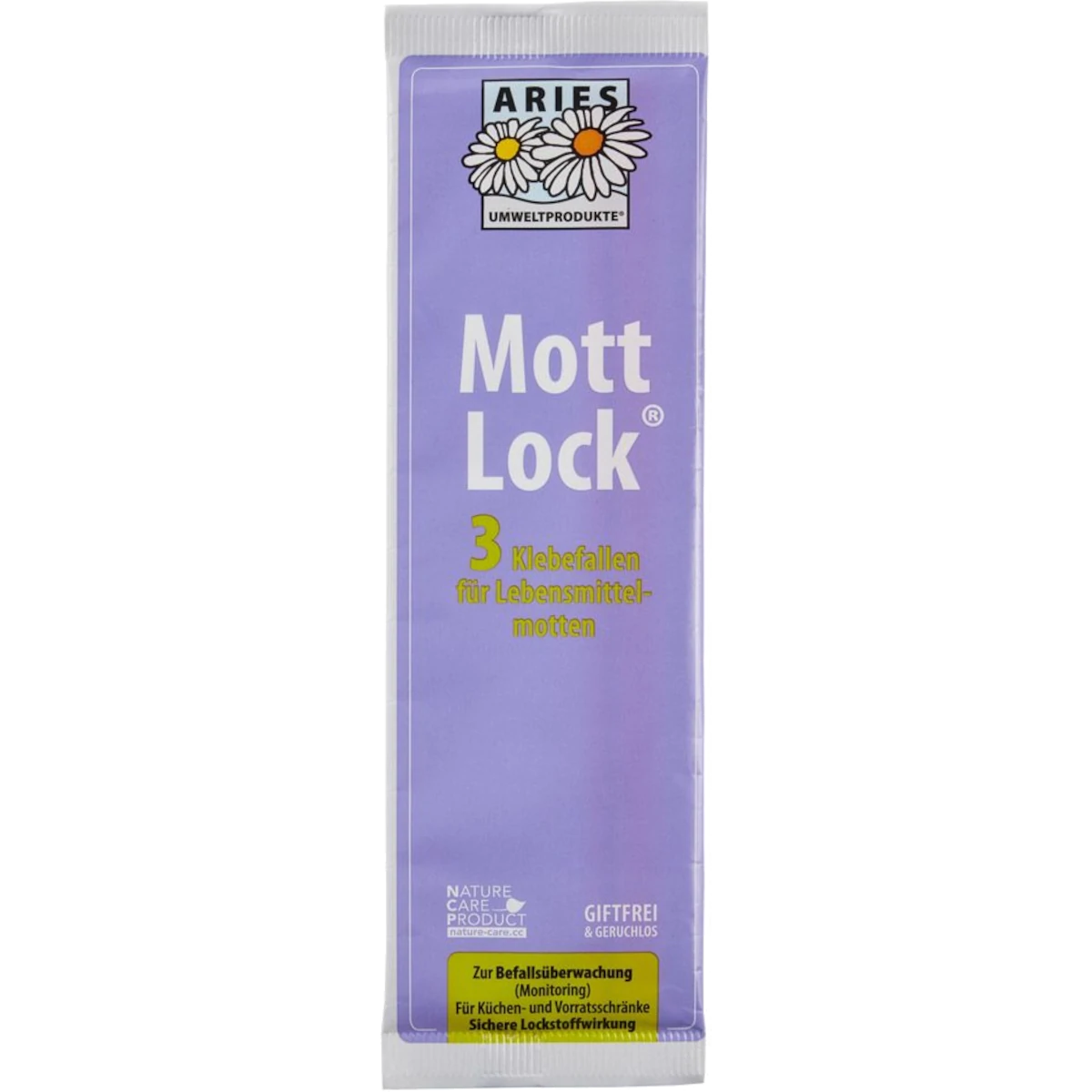 MottLock 3 Klebefallen für Lebensmittelmotten - ARIES
