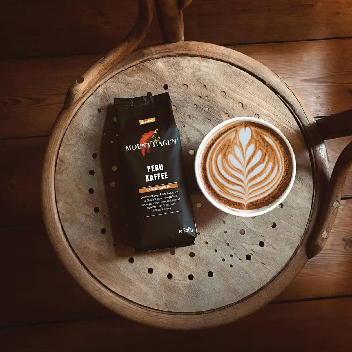 Mount Hagen - Espresso 250 g - ganze Bohnen Peru demeter