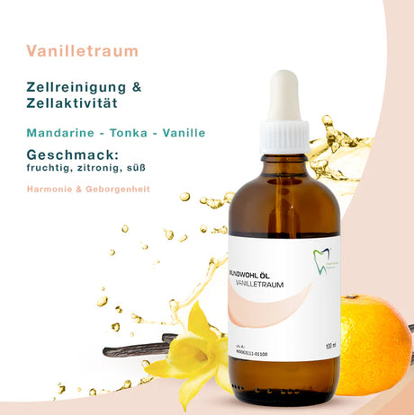🦷NEU Flasche Mundwohl Öl -  Vanilletraum 100ml 🦷