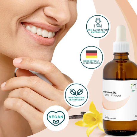 🦷NEU Flasche Mundwohl Öl -  Vanilletraum 100ml 🦷