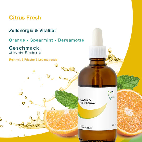 🦷NEU Mundwohl Öl -  Citrus Fresh 100ml 🦷