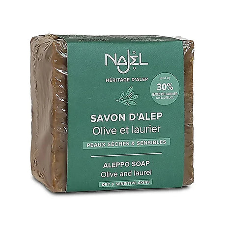 Najel Aleppo Seife 30 % Lorbeeröl 170 g – traditionelle syrische Seife aus Aleppo