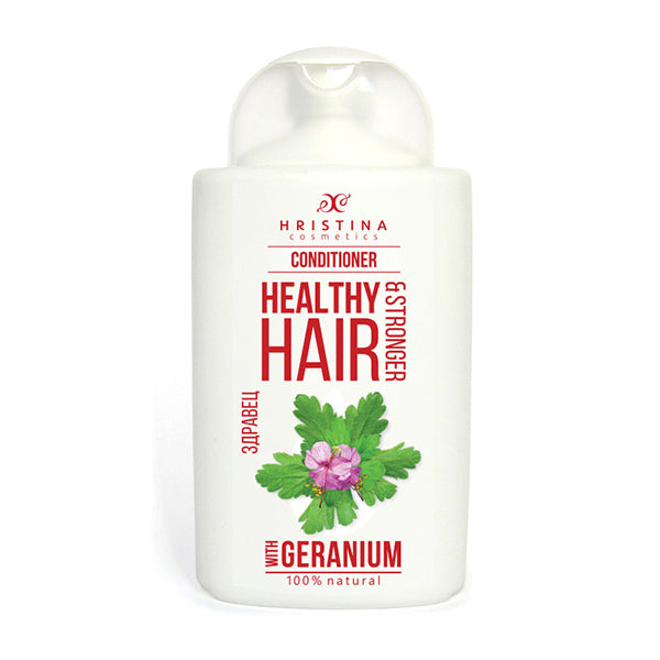  Natürliche Haarspülung Pelargonie - Geranium - für gesundes und kräftiges Haar 200 ml Hristina