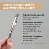 Nickelfreie schräge Pinzette Solingen