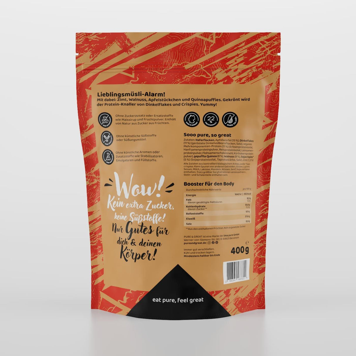 Power Zimt PROTEIN Müsli 400 g