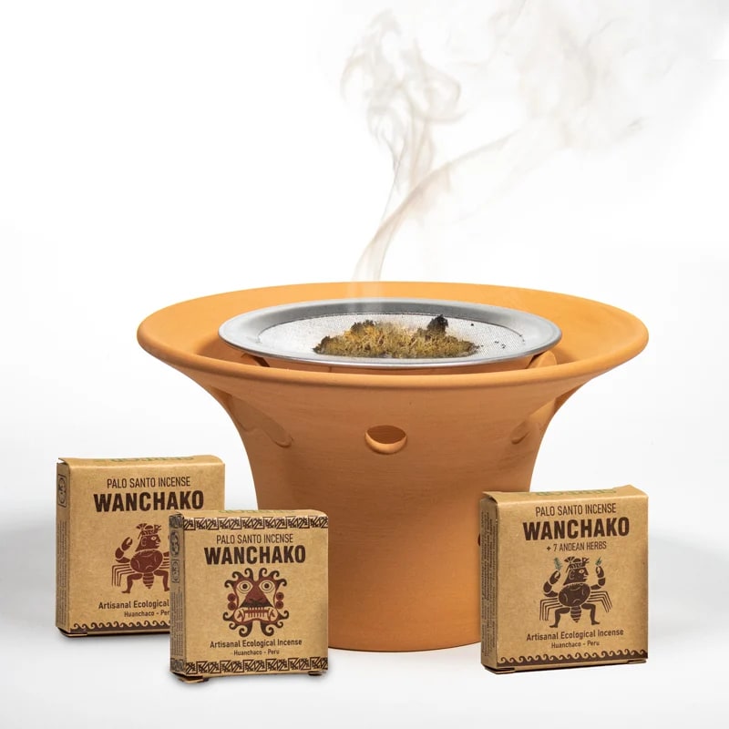 Palo Santo Weihrauch-Röllchen mit 7 Kräutern