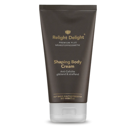 Premium Plus - Shaping Body Cream Anti-Cellulite | Glättende & straffende Pflege mit Koffein, Niacinamid & Bio-Wirkölen – für sichtbar straffe, glatte Haut