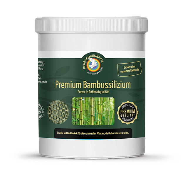 „Premium Bambussilizium – 100 g – Wildsammlung – Regenbogenkreis“

