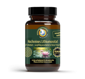 Regenbogenkreis Premium Lithiumorotat Pulver 25 g im lichtgeschützten Braunglas