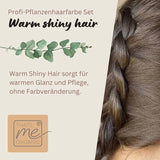 Profi-Pflanzenhaarfarbe-  farblose warm-schimmernde Volumen-Glanz-Haarpackung "warm shiny hair pack" 90g Nachfüllpack - Thats me Organic
