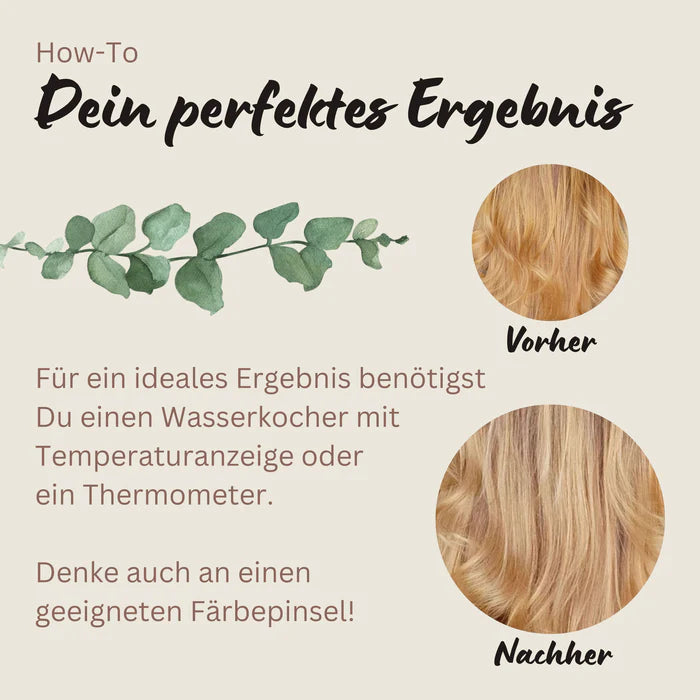 Profi-Pflanzenhaarfarbe-  kühle farblose Volumen-Glanz-Haarpackung "cool shiny hair pack" Thats me Organic