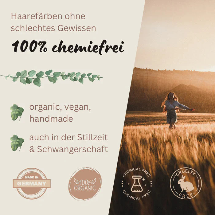 Profi-Pflanzenhaarfarbe warmes Hell-Blond "warm light blond" 90g Nachfüllpack - Thats me Organic