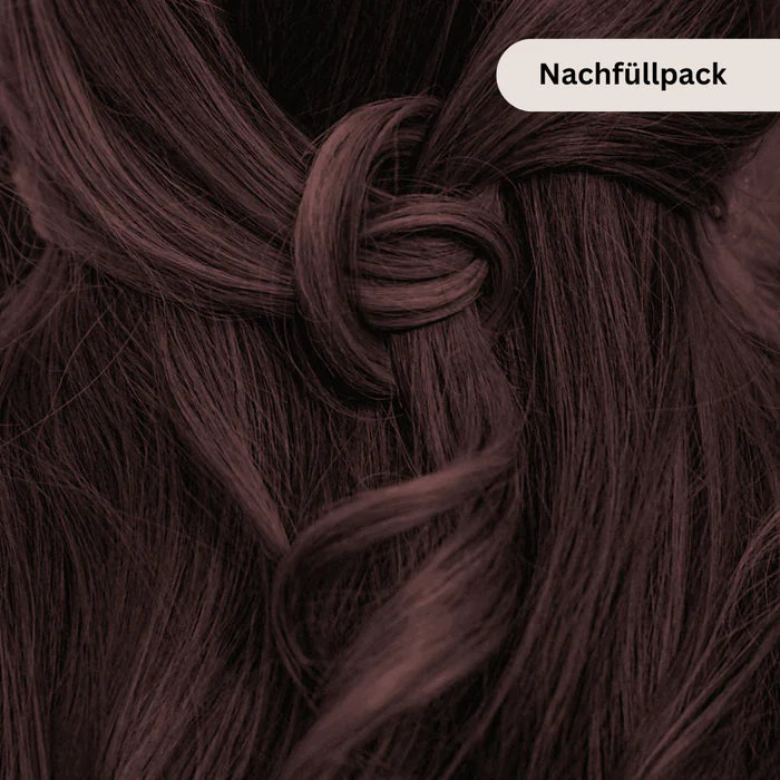 Profi-Pflanzenhaarfarbe kühles dunkles Mahagony-Braun "cool deep mahagony brown" 90g Nachfüllpack - Thats me Organic