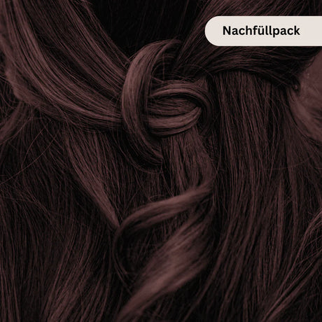 Profi-Pflanzenhaarfarbe kühles dunkles Mahagony-Schwarz cool deep mahagony black 90g Nachfüllpack - Thats me Organic