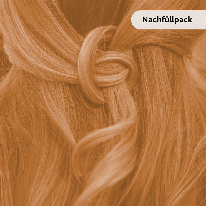 Profi-Pflanzenhaarfarbe "warmes helles Kupfer-Blond - warm tizian blond" 90g Nachfüllpack - Thats me Organic
