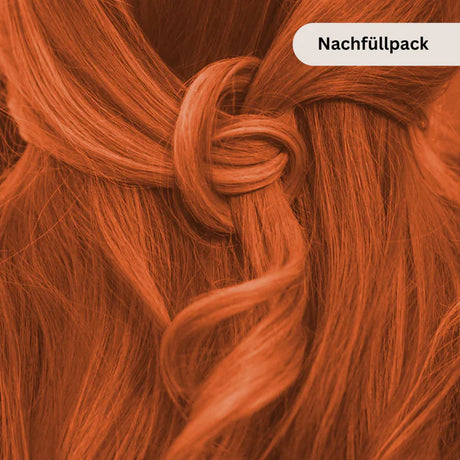 Profi-Pflanzenhaarfarbe "warmes rotes Henna pur - warm pure henna red" 90g Nachfüllpack - Thats me Organic