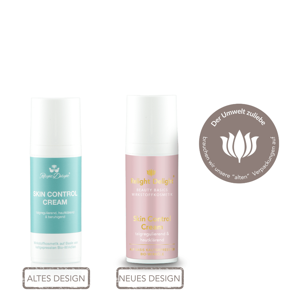 SKIN CONTROL CREAM TALGREGULIEREND, HAUTKLÄREND & BERUHIGEND - Relight Delight 50ml