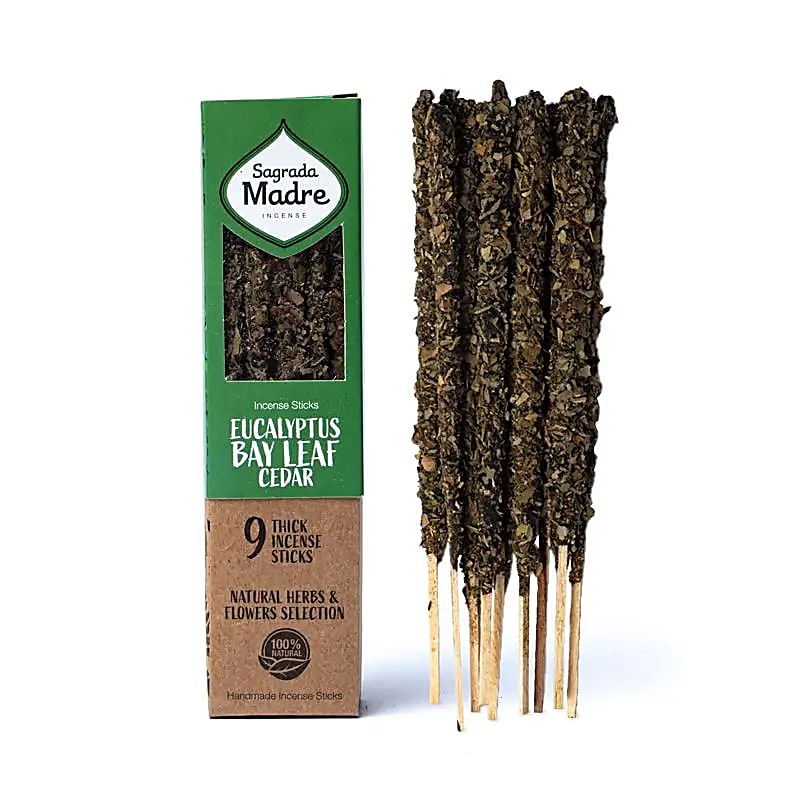 Sagrada Madre Herbal Räucherwerk Eukalyptus, Lorbeer & Zeder